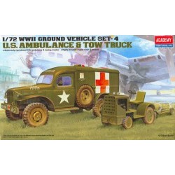 1/72 US Dodge Ambulance + Traktor - ACA13403