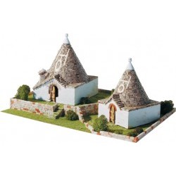 1/80 Trulli Pugliesi Alberobello-Italia dim.410x290x200mm (Pcs.2810) - AED1257