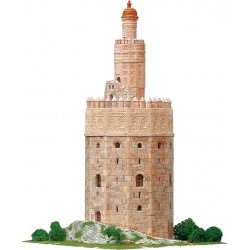 1/100 Torre del Oro Sevilla-Espana S.XIII dim.250x250x375mm (Pcs.2800) - AED1260