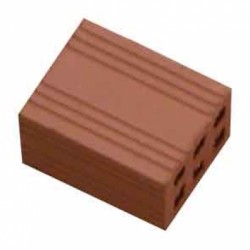 1:10 Mezzo Mattoncino rosso 20x15mm (Pcs.25) - AED2101