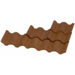 1:10 Tegola Flamenca rossa 30x30x10mm (Pcs.25) - AED2120