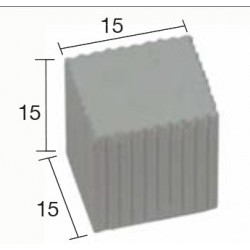 Colonna quadrata grande 15x15x15mm (Pcs.50) - AED2225