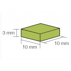 10X10 VERDE CHIARO 100U - AED5102