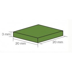 20X20 VERDE INTENSO 50 U - AED5201