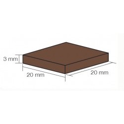 20X20 MARRONE INTENSO 50 U - AED5205