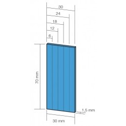 MOSAICO FACILITATO, AZZURRO CIELO 20pz - AED5904