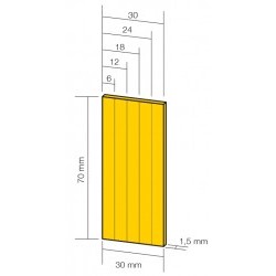 MOSAICO FACILITATO, GIALLO INTENSO 20pz - AED5913