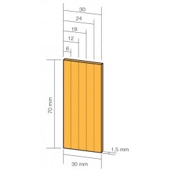 MOSAICO FACILITATO, GIALLO MIELE 20pz - AED5914