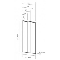 MOSAICO FACILITATO, BIANCO 20pz - AED5917