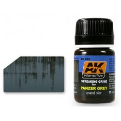 [WEATHERING] STREAKING GRIME FOR PANZER GREY VEHICLES - AKIAK-0069
