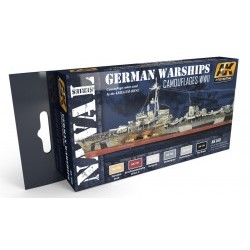 GERMAN WARSHIPS COLORS SET - AKIAK-0559