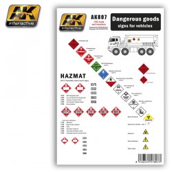 DANGEROUS GOODS signs for vehicles - AKIAK-0807