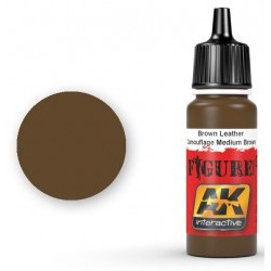 BROWN LEATHER / CAMOUFLAGE MEDIUM BROWN - AKIAK-3031