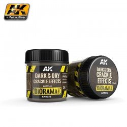 [DIORAMA] DARK & DRY CRACKLE EFFECTS - 100ml (Acrylic) - AKIAK-8032