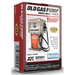 DOOZY! 1/24 OLD GAS PUMP SINGLE HOSE / TYPE A - AKIDZ001