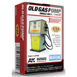 DOOZY! 1/24 OLD GAS PUMP SINGLE HOSE / TYPE B - AKIDZ002