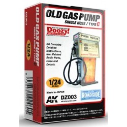 DOOZY! 1/24 OLD GAS PUMP SINGLE HOSE / TYPE C - AKIDZ003