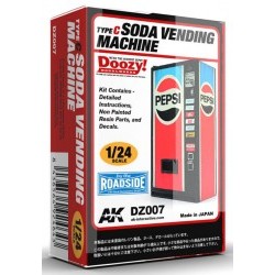 DOOZY! 1/24 SODA VENDING MACHINE / TYPE C - PEPSI - AKIDZ007