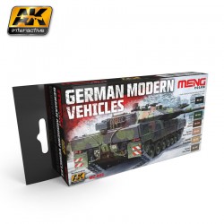 GERMAN MODERN VEHICLES COLORS SET - AKIMC-0802