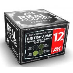 BRISTISH ARMY TUNISIA,SICILY & ITALY 1942-1943 SET - AKIRCS012