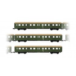 3-unit set coaches ?Lowa E5?, livery green with brown roof (Country DE) - ARNHN4246