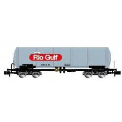 RENFE, 4-axle tank wagon, "Rio Gulf Asfaltos" livery, period IV - ARNHN6437