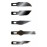SET OF 5 ASSORTED BLADES FOR CUTTER NO. 1 - ASL27049