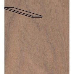 Box sheet WALNUT cover 0.6x6x1000 mm (20 u) - ASL92067