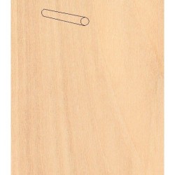 BIRCH BAR BOX diam. 10x914mm (10 u) - ASL94110