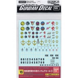 Gundam Decal 16 MG Multi Federation - BAN51593