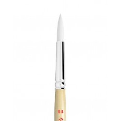 PENNELLO PIATTO SINTETICO BIANCO M.CORTO serie 33 EcoEcol BeB mis.6 - BEB25170