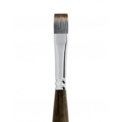 PENNELLO PIATTO SINTETICO MANGOOSE MANICO BILANCIATO Serie 801 BeB Mis. 00 - BEB26192