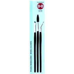 KIT 3 pennelli pulizia e modellismo - BEB26471
