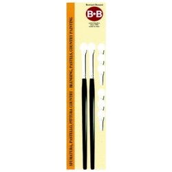KIT 2 pennelli pastello ricambiabili+6 refil - BEB26475