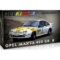 KIT 1/24 OPEL MANTA 400 GR.B TOUR DE CORSE 1984 FREQUELIN-TILBER completa di fotoincisioni e parti per versione notturna - BEL008