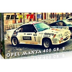 KIT 1/24 OPEL MANTA 400 GR.B 24ore VAN YPRES 1984 JIMMY McRAE completa di fotoincisioni e parti per versione notturna - BEL009