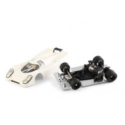 Porsche 917K - kit bianco con telaio alluminio, parti preassemblate e verniciate - BRMBRM027AL