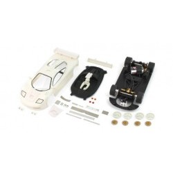 F1 GTR - Full white kit with aluminum preassembled chassis and prepainted parts - BRMBRM032-K