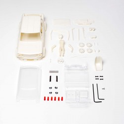 NSU TT White Kit - preassembled aluminum chassis CAMBER system - BRMBRM058