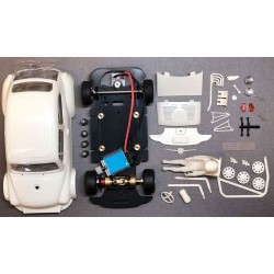 FIAT Abarth 1000TCR - White Kit - preassembled aluminum chassis CAMBER system - BRMBRM088