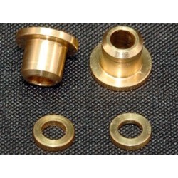 brass turned bearings for rear axle and brass washers for front axle (2+2) - BRMS-011BE