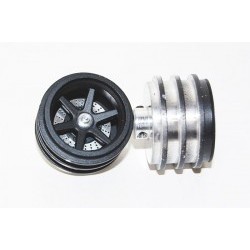 cerchi ruota posteriore per Sauber C9 vite M3 + inserti ruota dipinti (2x) - BRMS-014C9