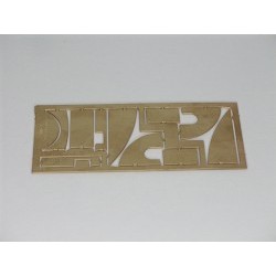 set pesi sagomati in ottone per telaio Toyota - spessore 1 mm. - BRMS-039