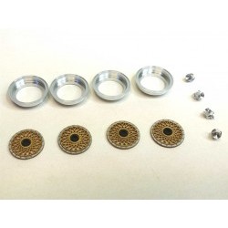 512 BBS inserts with aluminum ring and nut - BRMS-086B