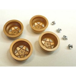 512 GOLD inserts with aluminum nuts - BRMS-086G