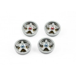F1 GTR set painted and assembled inserts - SILVER - BRMS-309S
