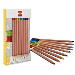 Confezione da 9 Matite Colorate Assortite (brand LEGO) - CRE51515
