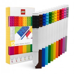 Confezione 12 Pennarelli (brand LEGO) - CRE51644