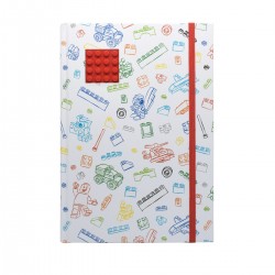 Notebook Mattoncino Rosso 4x4 (brand LEGO) - CRE51840