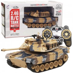 1/18 2.4G R/C tank with smoking & BB bullte shooting - CTW789-1